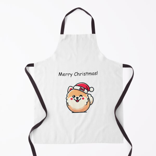 Item preview, Cute Pomeranian Christmas Greeting designed and sold by LovingPresence.