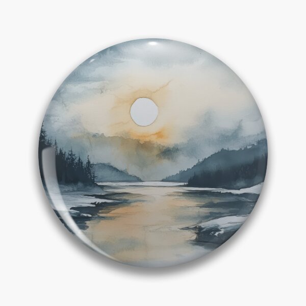 Item preview, Nordic Moon over Water designed and sold by Ford House Gallery.