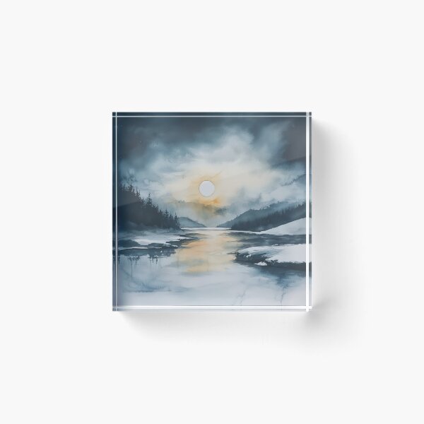 Item preview, Nordic Moon over Water designed and sold by Ford House Gallery.