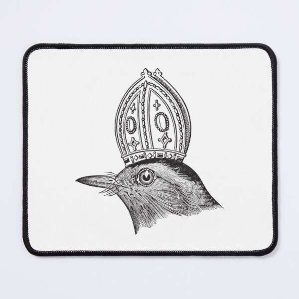 Item preview, Archbishop Bird: Vintage Illustration of a Bird in a Mitre designed and sold by GorinART.