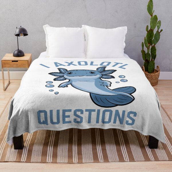 Item preview, I Axolotl Questions designed and sold by Angry Swan Designs.