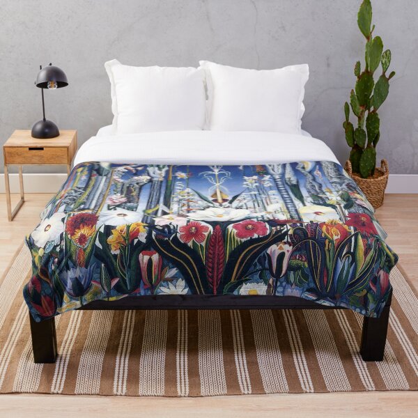Item preview, Flores de Joseph Stella: arte botánico modernista vibrante designed and sold by Drawmecute.