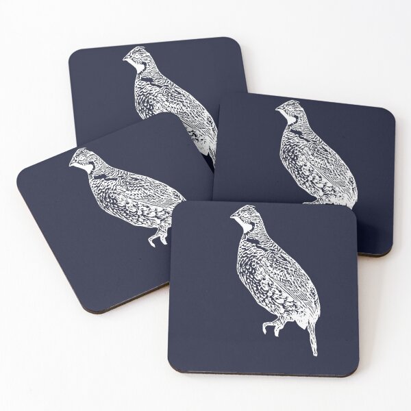 Item preview, Hazel Grouse White Design  designed and sold by designsasstultd.