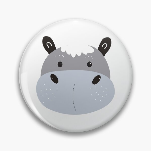 Item preview,  Animal hippopotamus.Sticker designed and sold by TaniaArtDesign.