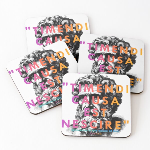 Item preview, "TIMENDI CAUSA EST NESCIRE" ignorance is the cause of fear designed and sold by PrintYourStyle.