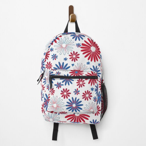 Item preview, White, Red, Blue Daisies - Abstract designed and sold by sonjas.