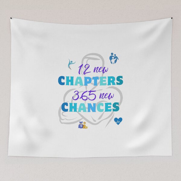 Item preview, 12 new chapters 365 new chances for man designed and sold by ColorfulVertigo.