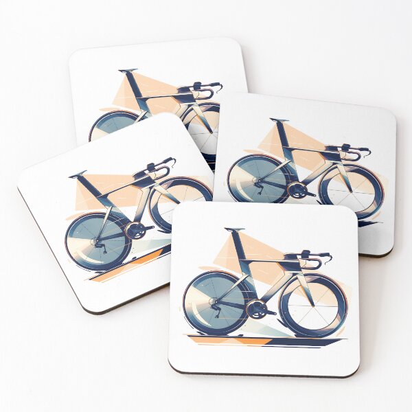 Artikelvorschau, Minimalistische Rennrad-Illustration – Schlankes und dynamisches Design entworfen und verkauft von Windy-market.