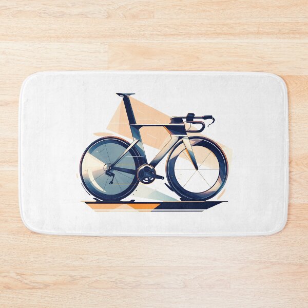 Item preview, Minimalist Racing Bicycle Illustration – Sleek and Dynamic Design designed and sold by Windy-market.