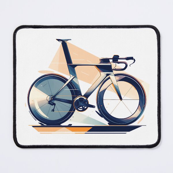Item preview, Minimalist Racing Bicycle Illustration – Sleek and Dynamic Design designed and sold by Windy-market.