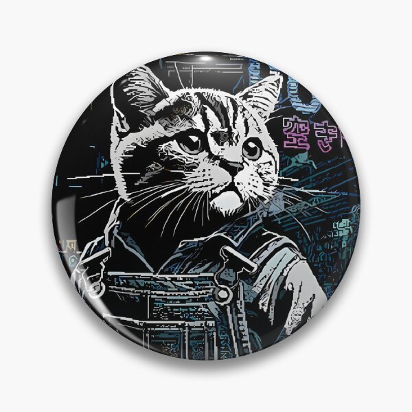 Item preview, Cyberpunk Cat designed and sold by Miksugou.