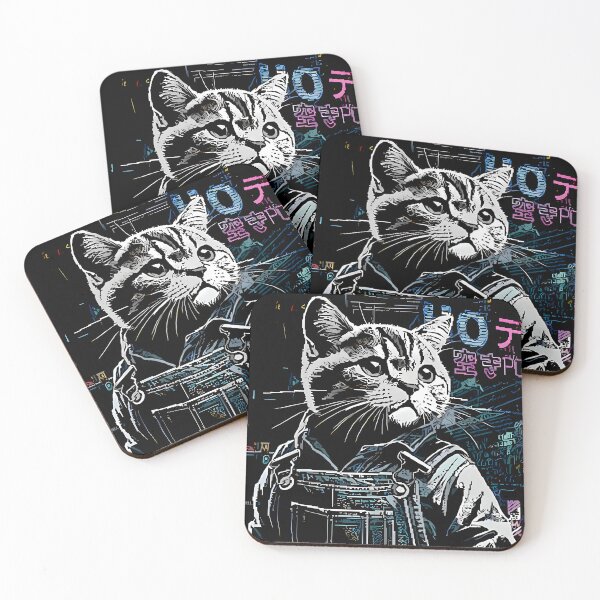 Item preview, Cyberpunk Cat designed and sold by Miksugou.
