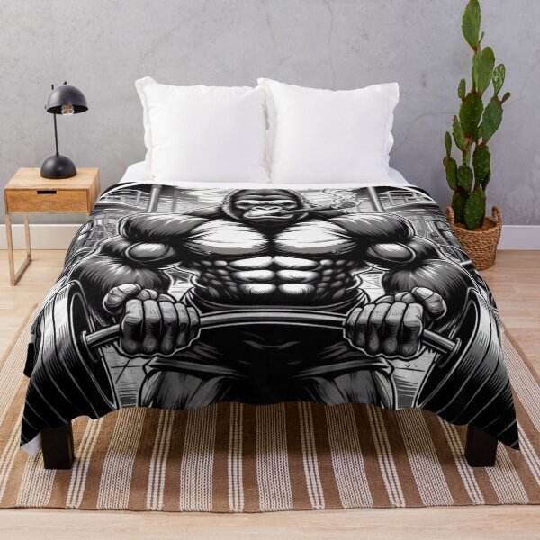 Item preview, Silver Back Gym Gorilla Beast Mode Art designed and sold by neildoch.