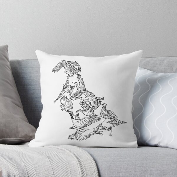 Item preview, Anseriformes - Black and White - Ducks - Birds - Evolution designed and sold by EvolutionPoster.