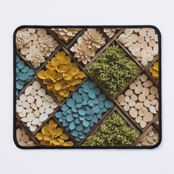 Item preview, Nature's Palette A Vibrant Display of Wooden Flowers and Petals designed and sold by yaser1234.