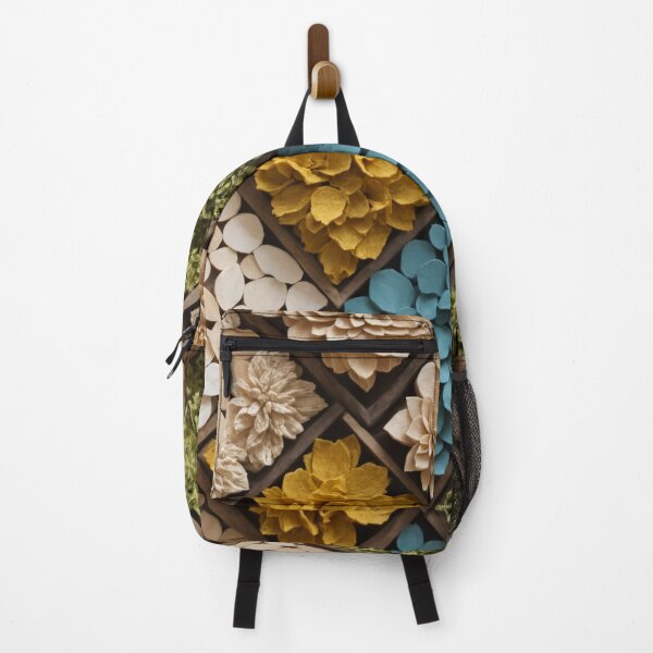 Item preview, Nature's Palette A Vibrant Display of Wooden Flowers and Petals designed and sold by yaser1234.