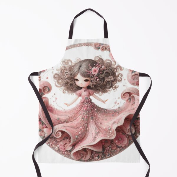 Item preview, Whimsical Nature Goddess in a Floral Dress designed and sold by ideandesign.
