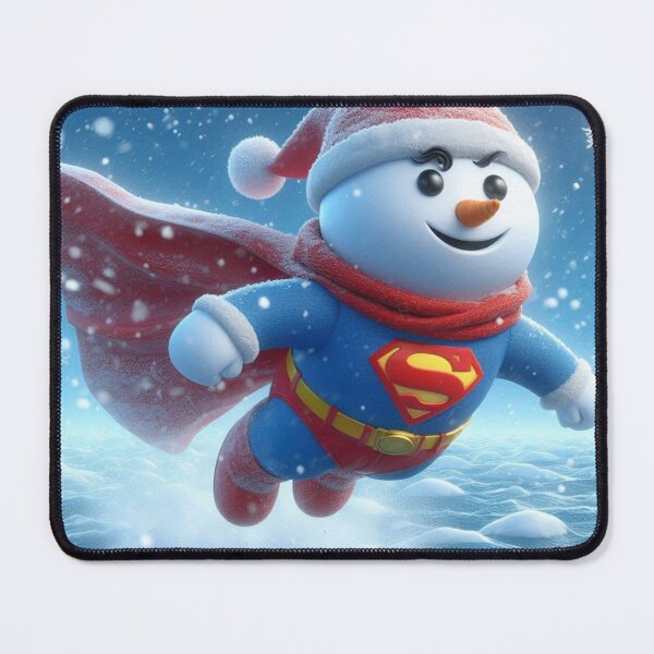 Item preview, "Snowy Superhero: Frosty the Snowman in Winter Wonderland" designed and sold by choder61.