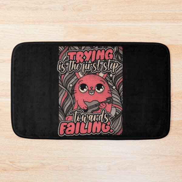 Item preview, Trying is the first step towards failing* Funny sarcastic  designed and sold by Kraftees.