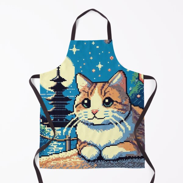 Item preview, Pixelart Cat in Japan designed and sold by TheMysticCats.