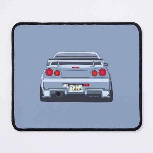 Item preview, For Paul - JDM R34 GT-R Tribute Art designed and sold by UPPrints.