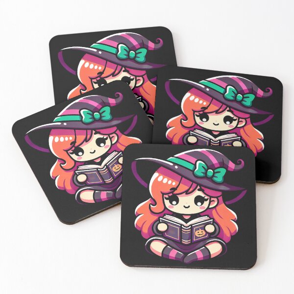 Item preview, Cute witch reading a book designed and sold by CharmSpell.
