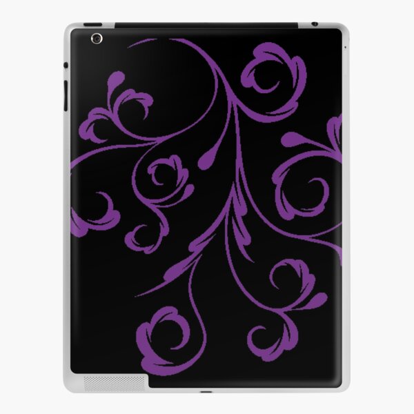 Purple Swirl iPad Skin