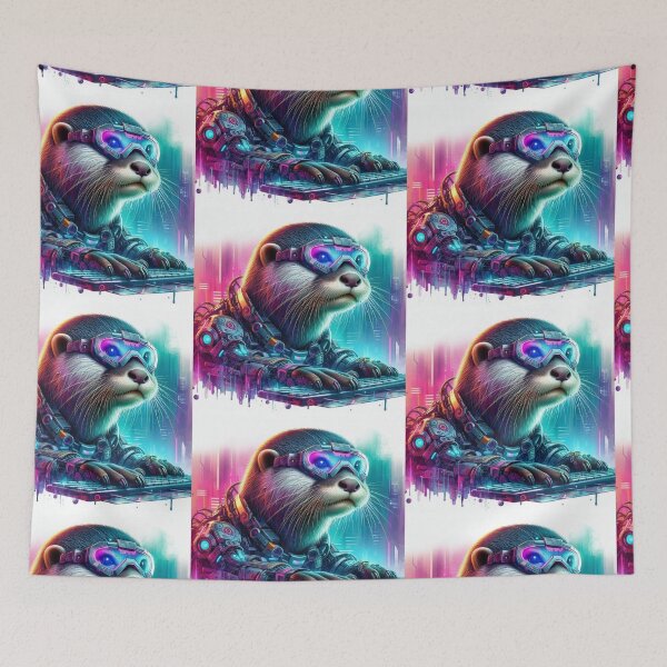 Item preview, otter tech warrior designed and sold by Zelda50.