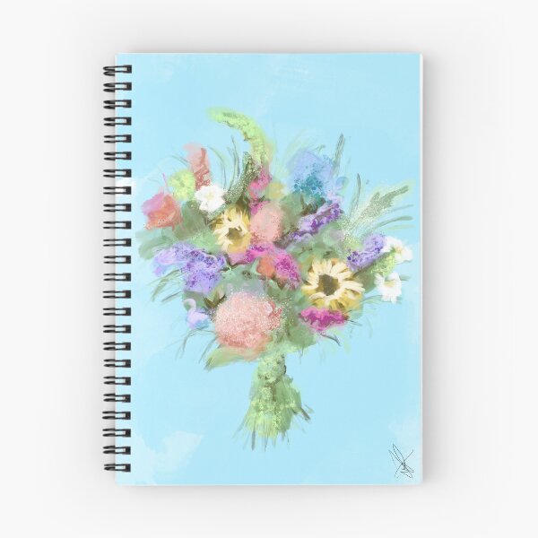 Item preview, Pastel Bouquet of Flowers designed and sold by EHSart.