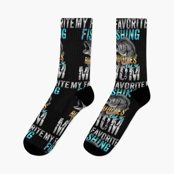 Item preview, My Favorite Fishing Buddies Call Me Mom - Fishing Family designed and sold by Smix Pixels.