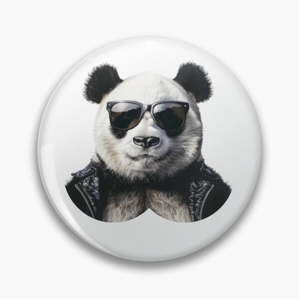 Item preview, Panda head in sunglasses designed and sold by Eniways84.