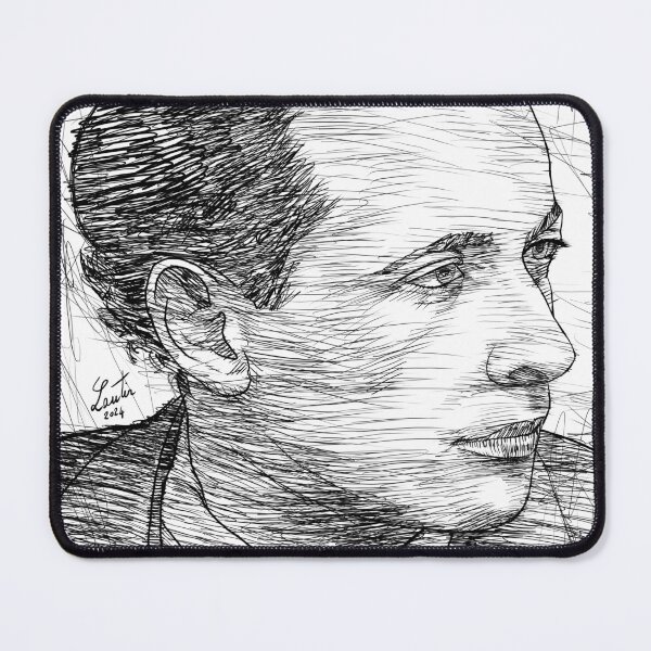 Item preview, LOUIS ARAGON ink portrait .1 designed and sold by lautir.