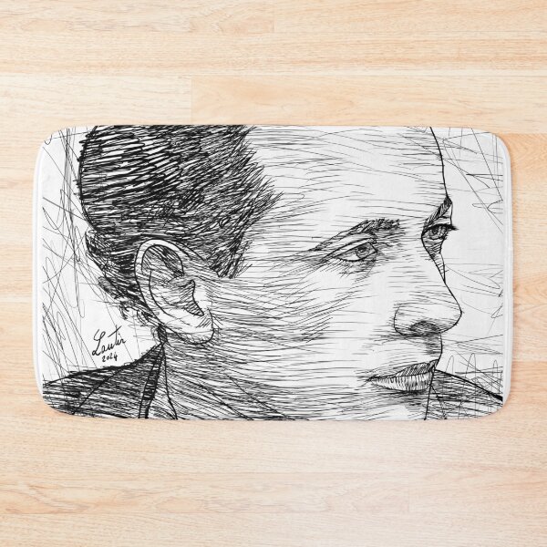 Item preview, LOUIS ARAGON ink portrait .1 designed and sold by lautir.
