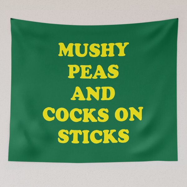 Item preview, Mushy Peas and Cocks on Sticks designed and sold by ChickenFund.