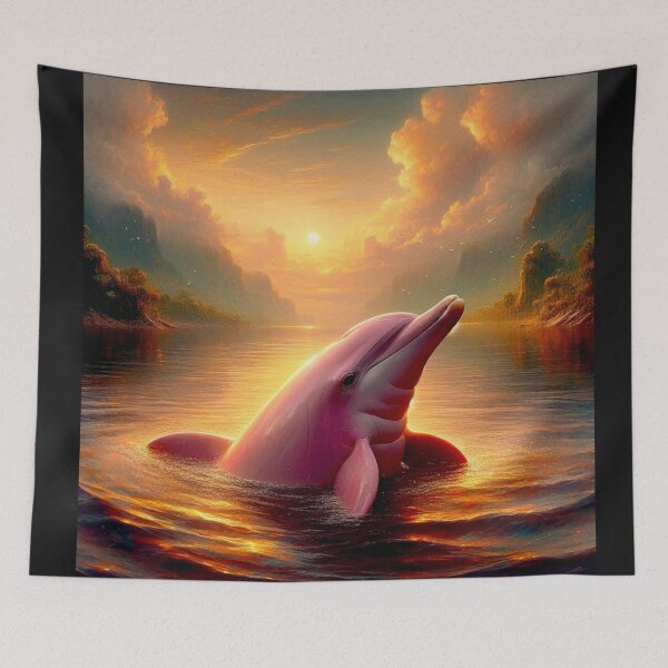 Item preview, The Amazonian Pink Dolphin O Boto cor de rosa Brasileiro v13 designed and sold by Helios Be. Lavsh.