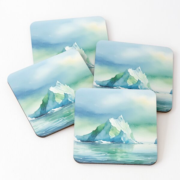 Item preview, Iceberg Watercolor designed and sold by peakfreak.