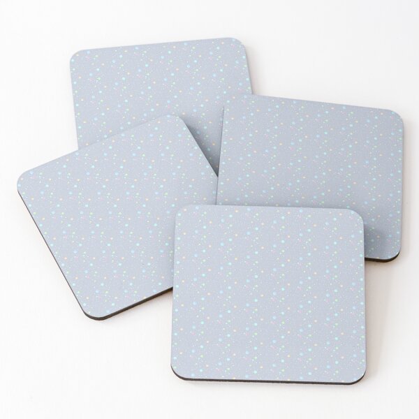 Item preview, Pale blue grey multi color polka dot | Pastel gray blue dotted designed and sold by lausn.