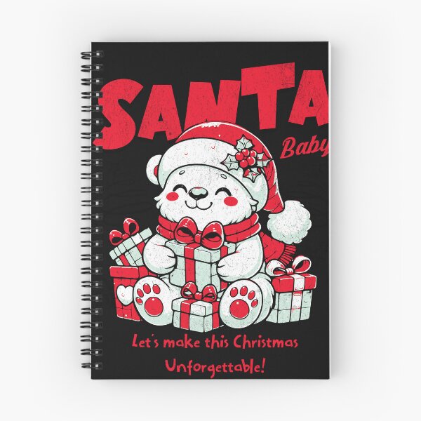 Item preview, Santa Baby Christmas Bear Design & Unforgettable Holiday Gift Idea for Kids and Family designed and sold by drip.design.co.