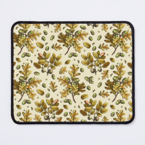 Item preview, Vintage Botanical Brown Oak Leaves Acorns Pattern designed and sold by tanjica.