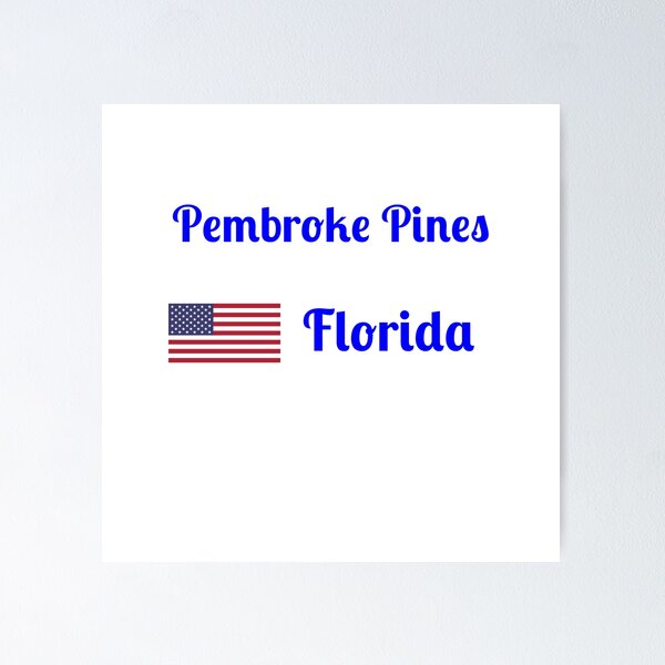 Item preview, Pembroke Pines Florida- Stylish Prints,  designed and sold by Fleetwood1994.
