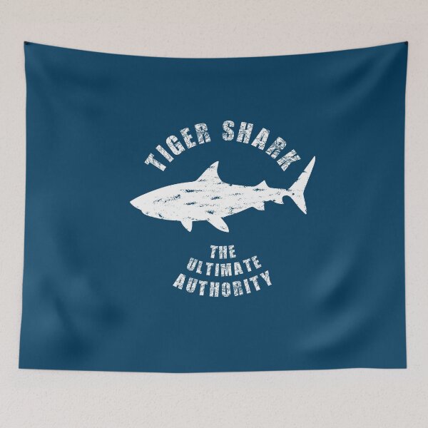 Item preview, Tiger Shark - The Ultimate Authority, Unique designed and sold by villacreativa.