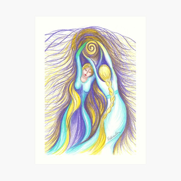Dancing Samodivi Art Print