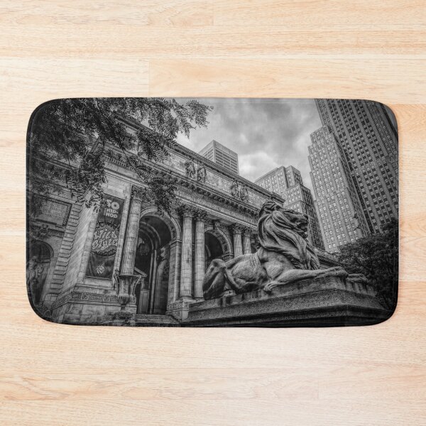Item preview, New York Public Library Exterior BW designed and sold by jrtwynam.