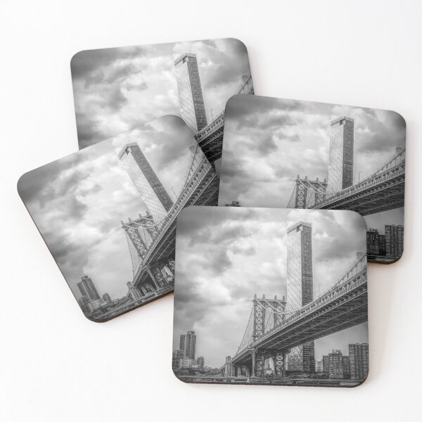 Item preview, Manhattan Bridge, New York City, USA BW 2 designed and sold by jrtwynam.