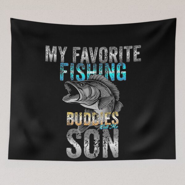Item preview,  My Favorite Fishing Buddies Call Me Son - Fishing Family designed and sold by Smix Pixels.
