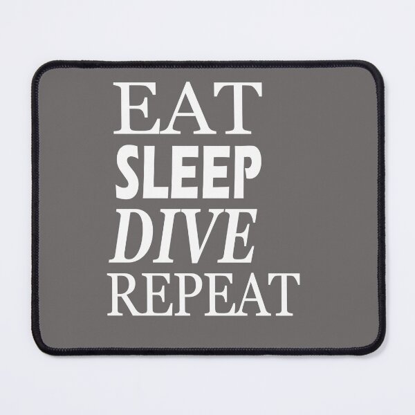 Item preview, Eat Sleep Dive Repeat t-shirt designed and sold by Ami Ne.