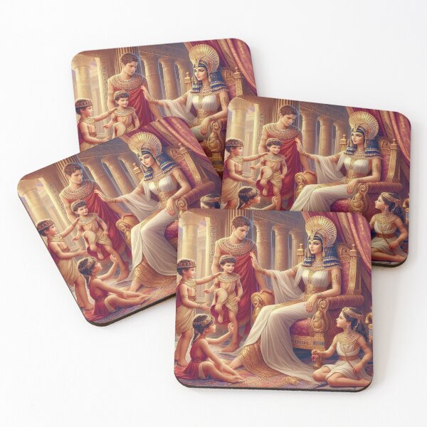 Item preview, Cleopatra VII -The Last Pharaoh of Egypt seated with Mark Anthony and her four children. designed and sold by noelallumphoto.