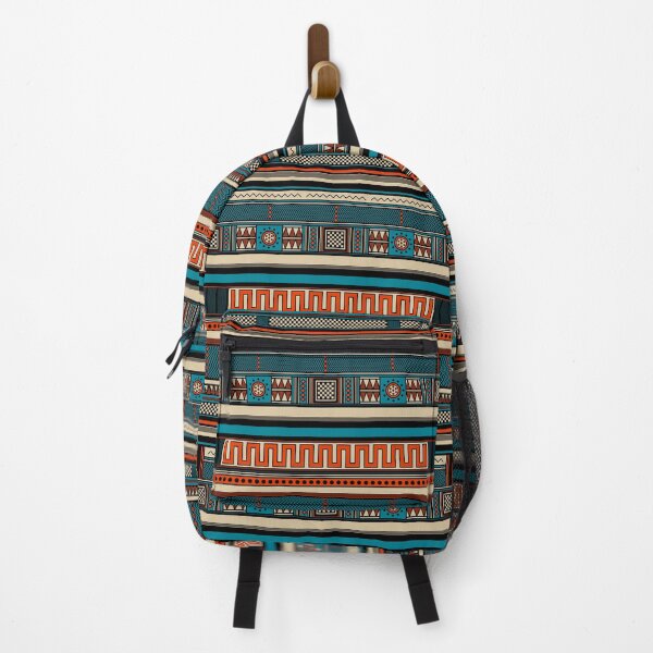 Item preview, Ancient Greek geometric-style colorful pattern designed and sold by FreiherrPK.
