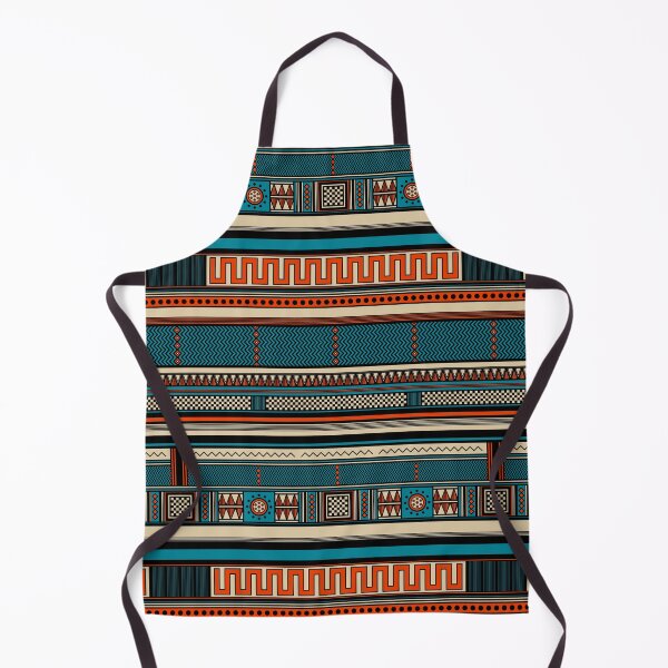 Item preview, Ancient Greek geometric-style colorful pattern designed and sold by FreiherrPK.