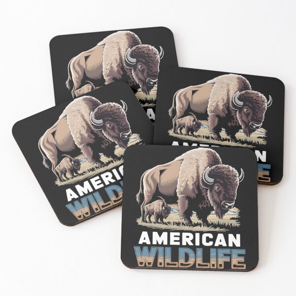 Item preview, American wildlife - Buffalo majesty - Let's go buffalo - Wilderness wonders - Whispering wilderness - Natures playground - Mysterious valleys designed and sold by JansenGS.